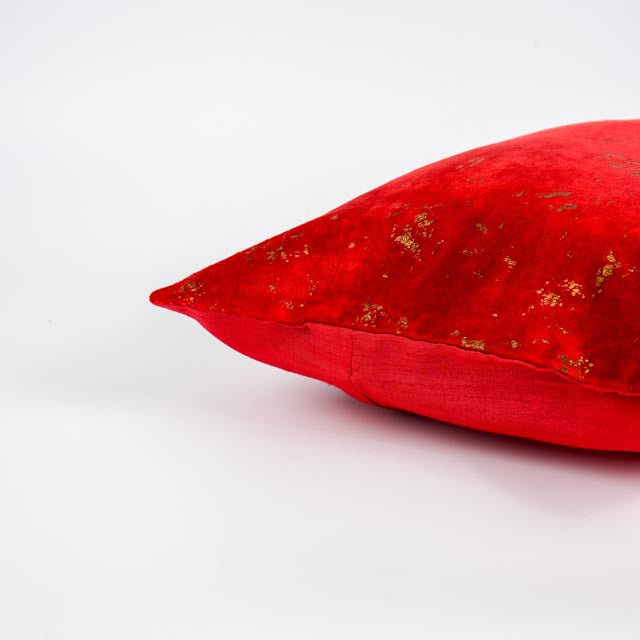 Velvet Lumbar Cushion (With Filler)